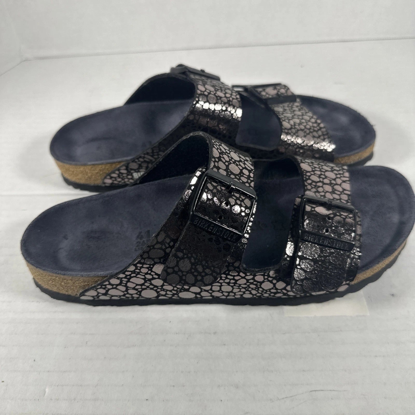 41 Birkenstock Arizona Style Gator Glam NARROW