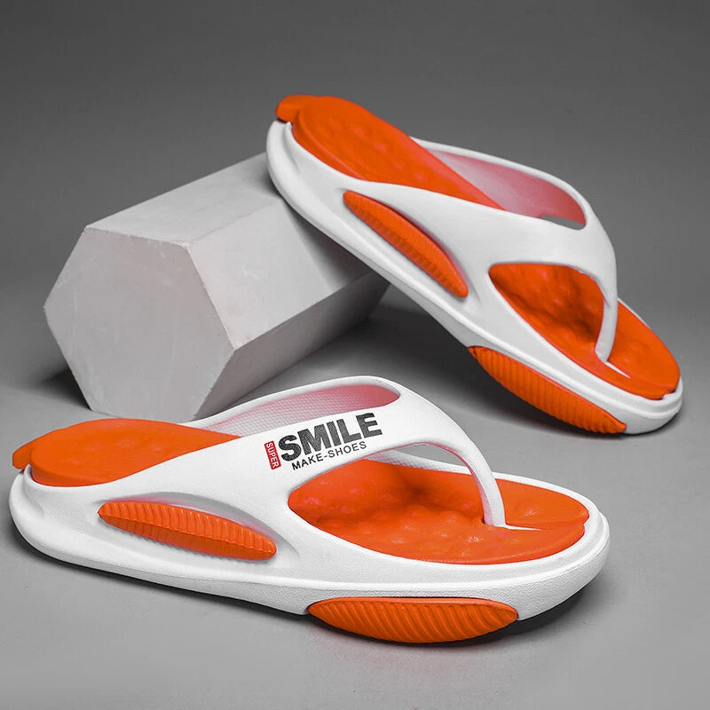 Men's Fashion Sandals Summer Outdoor Slides Beach Flip Flops Slippers Comfort