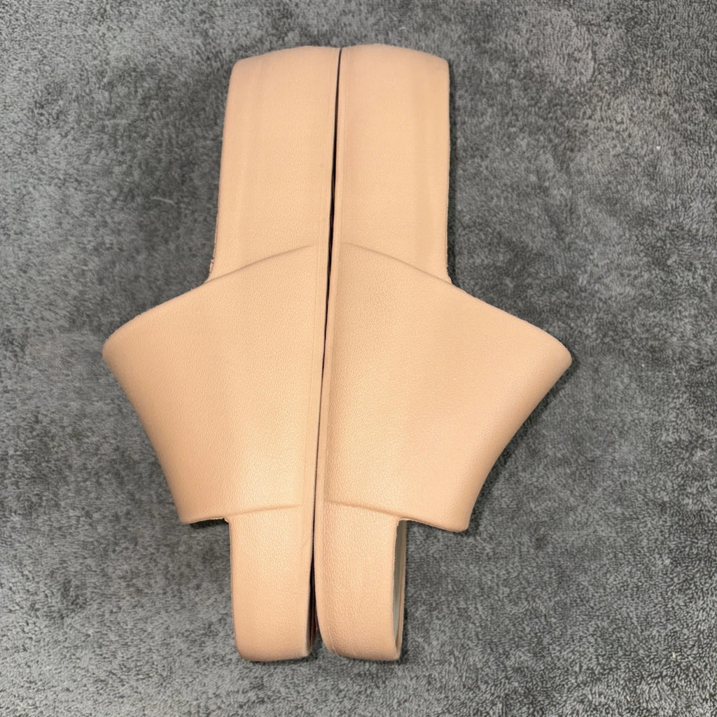 Corkys Popsicle Slides Chunky Platform Beige Fair-good Condition. See Descript