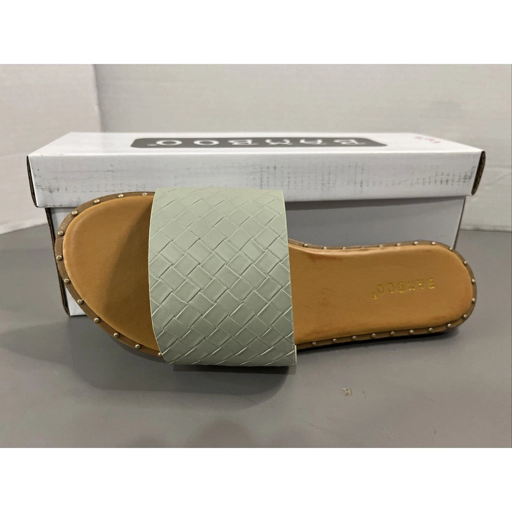 Women's Bamboo Sandals Style Starsea-04, Size 7.5 - Sea Green New
