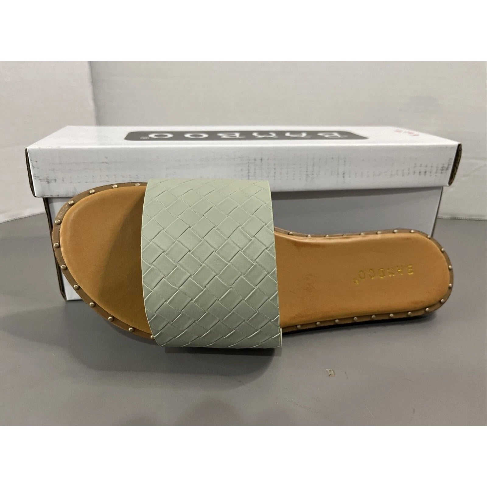 Women's Bamboo Sandals Style Starsea-04, Size 7.5 - Sea Green New