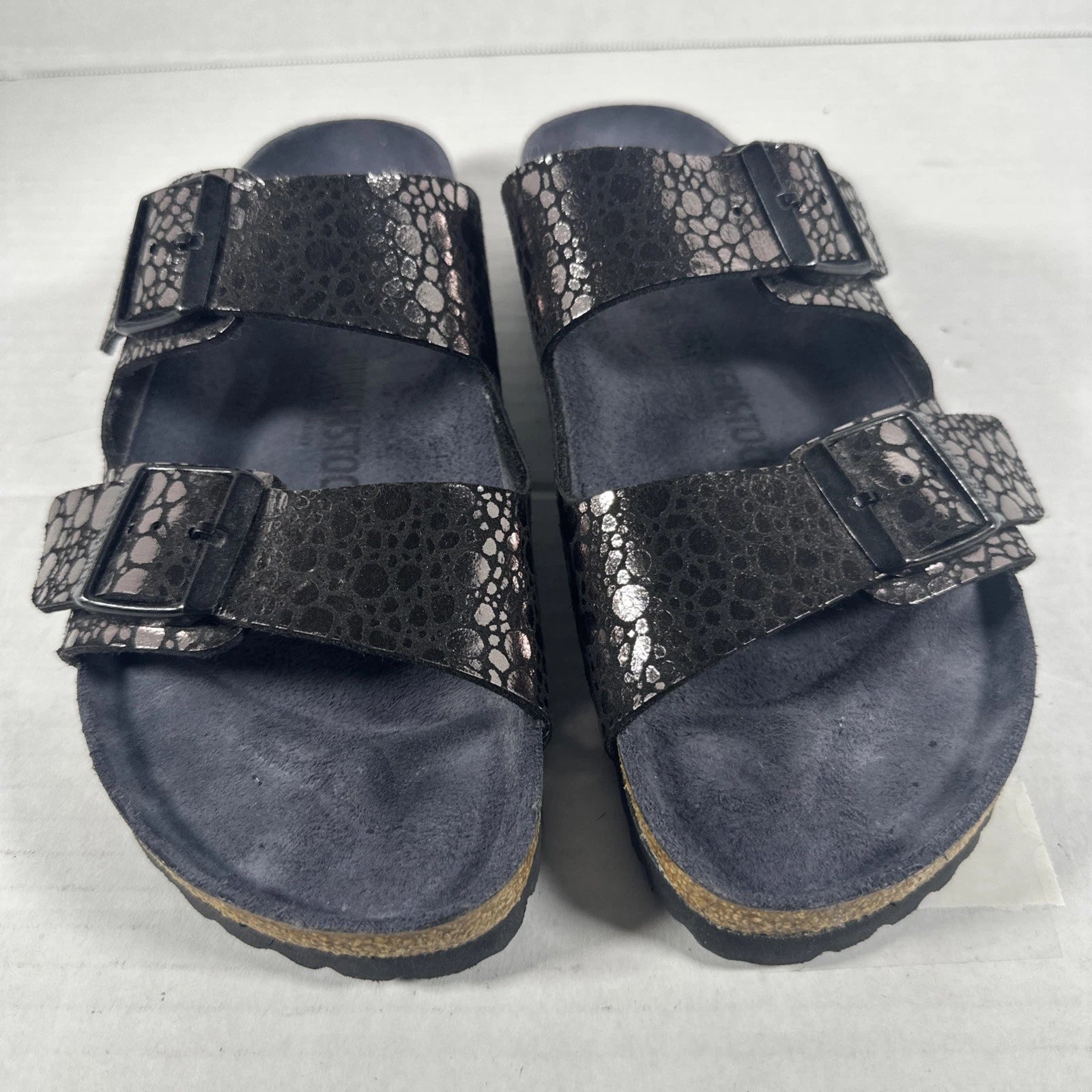 41 Birkenstock Arizona Style Gator Glam NARROW