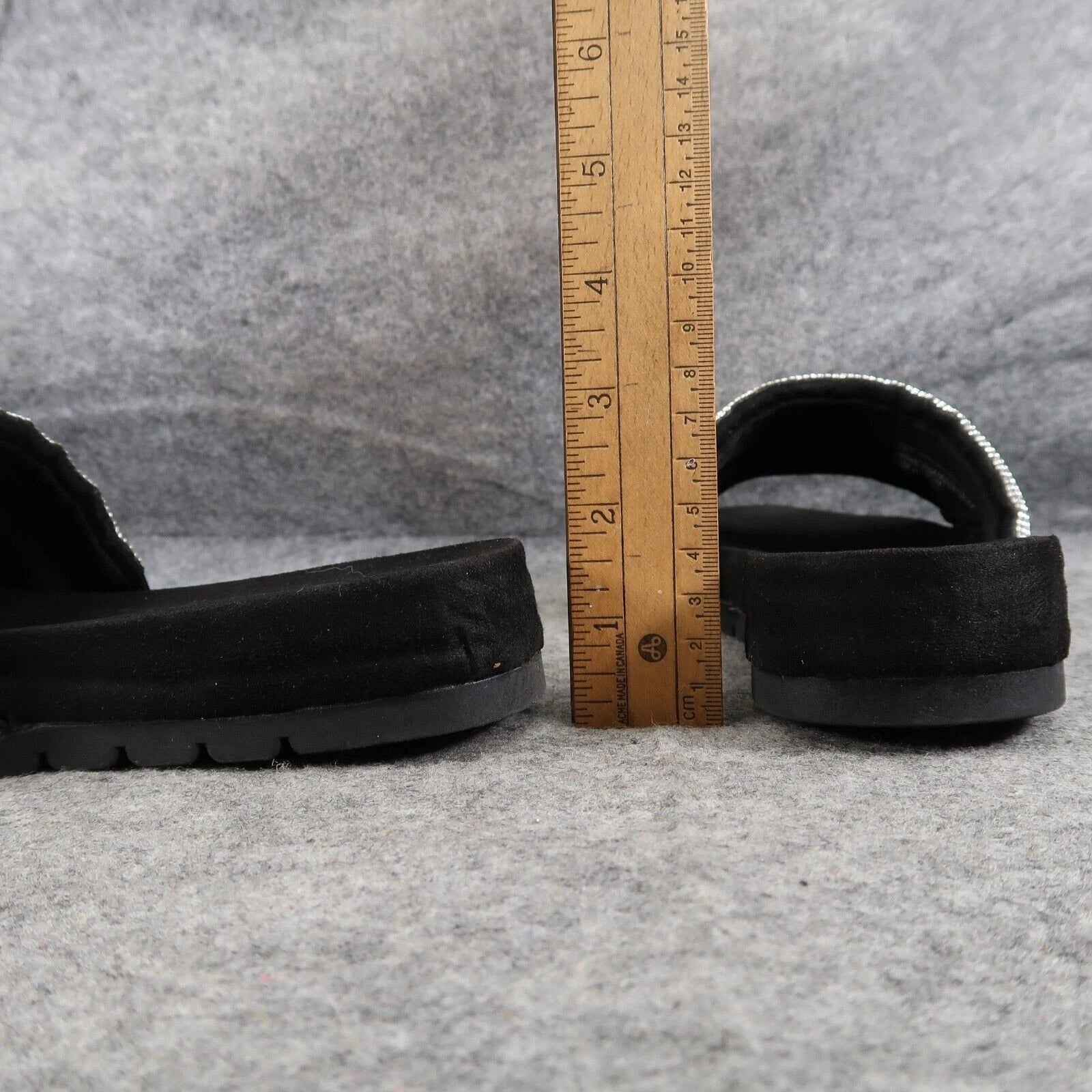 Anne Klein Shoes Womens 7 Sandal Slides Fashion Casual Metallic Gloria Comfort
