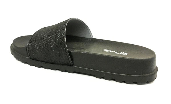 New Women Glitter Slide Sandals Fashion Flip Flop Platform Footbed Shoes || 1919