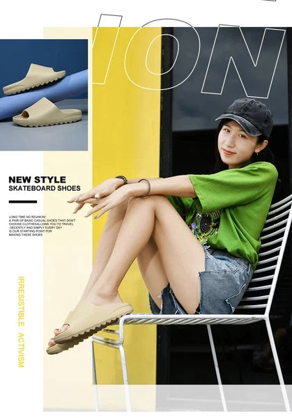 Fashion Slides 2025 Summers Outdoor Beach Sandals Casual Shoes Flip-flops Sandal
