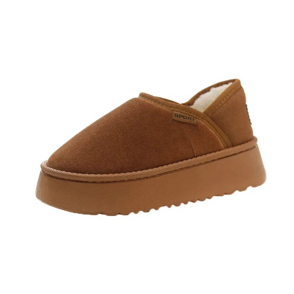 Women Slippers Thick Sole Warm Slides Fashion Comfort Home Shoes Fluffy Plush Li
