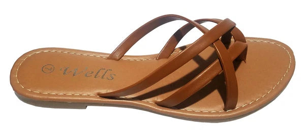 Elegant Women's Fashion Strappy Flip Flop Flat Sandals 226