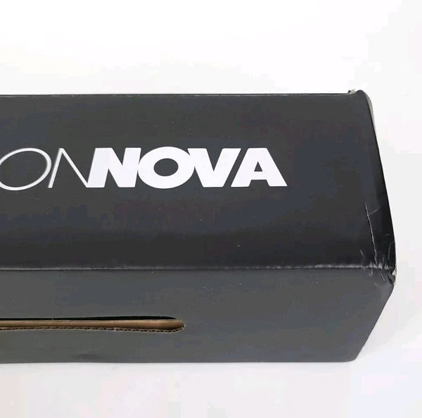 Fashion Nova Sandals Womens 10 w/ Box Flats Silver Rhinestones Slides Slip On