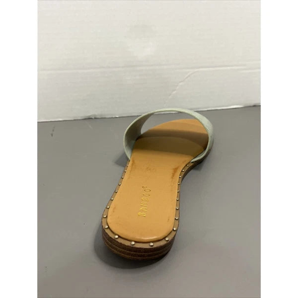 Women's Bamboo Sandals Style Starsea-04, Size 7.5 - Sea Green New