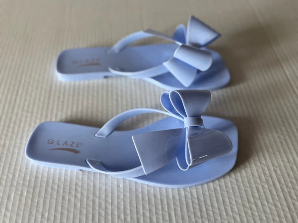 GLAZE women's synthetic fashion sandals, blue, Size 9, New