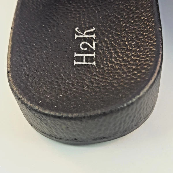 H2K ANNA Glitter Royal Blue Fashion Slides Flip Flops Sandals Bling Glittering