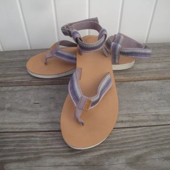 Teva Sandals Women's Purple Ombre Style#1010329 Slides with fastener closures