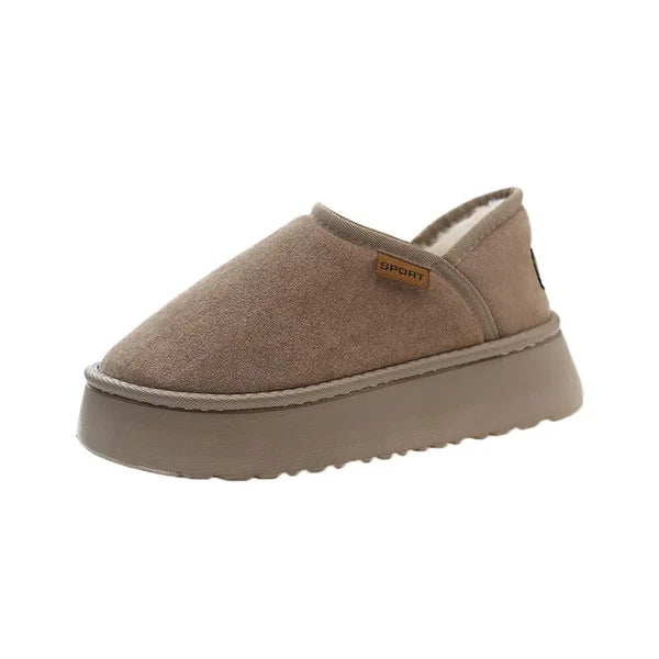 Women Slippers Thick Sole Warm Slides Fashion Comfort Home Shoes Fluffy Plush Li