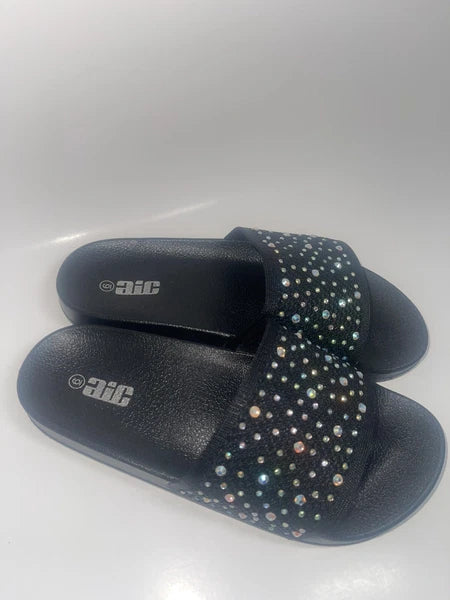 Women’s Slides Sandals Rhinestone  Fashion Platform Slipper
