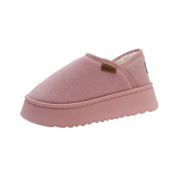 Women Slippers Thick Sole Warm Slides Fashion Comfort Home Shoes Fluffy Plush Li