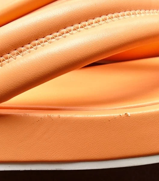 Nine West Flip Flop Style Orange Sandal Women's Size 8.5