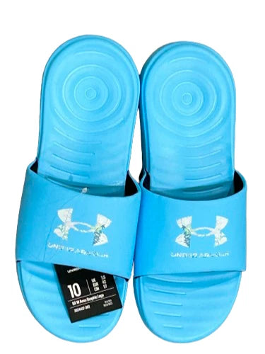 UnderArmour Womens New Ansa Graphic Logo Slide Sandals Size 10 Style 3024437 302