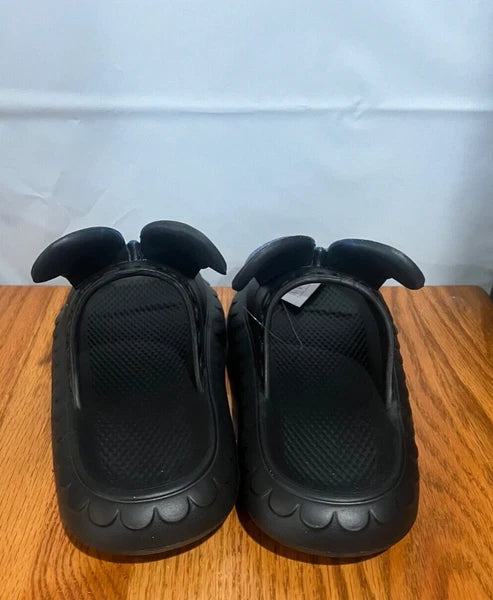 New Fashion Womens Cute Butterfly Comfy Cushioned Slides Sandals Size 9 Black