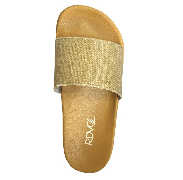New Women's Glitter Slide Soft Rubber Bottom Fashion Shoe Beach Pool Party-1919