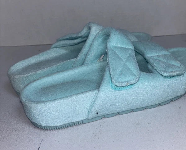 A New Day Women's Slide Sandals Size 11 Blue box 11 ￼