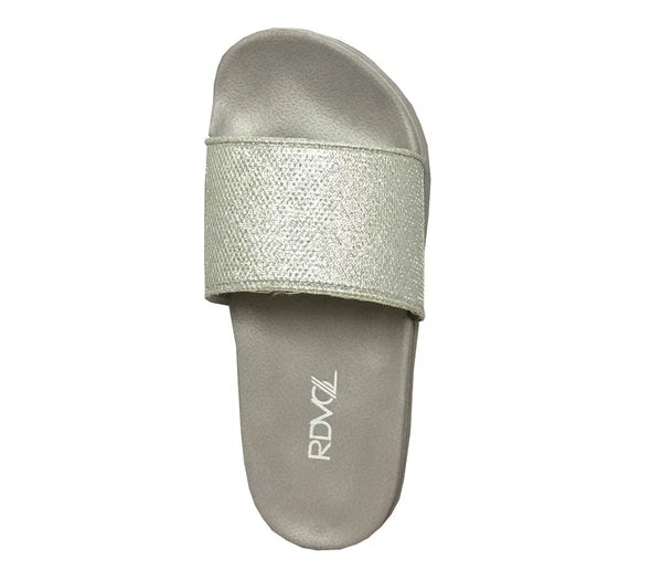 New Women Glitter Slide Sandals Fashion Flip Flop Platform Footbed Shoes || 1919