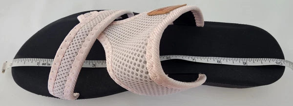 Women's Hollow Mesh Slide Sandals Casual Clip Toe Flat Summer Shoes Size 41/10
