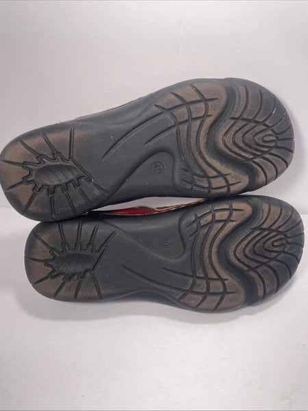 Elite Corkys Mule Sandal Women's Size 9.5/40 Red Stone Multicolor Leather Clog