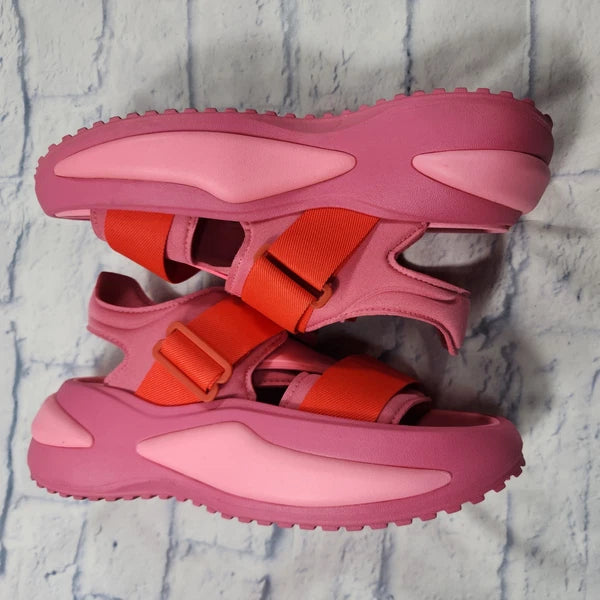 Adidas WOMENS SZ 9 MENS 8 Mehana Comfy Strap Fashion Sandal Slides Pink IF8182