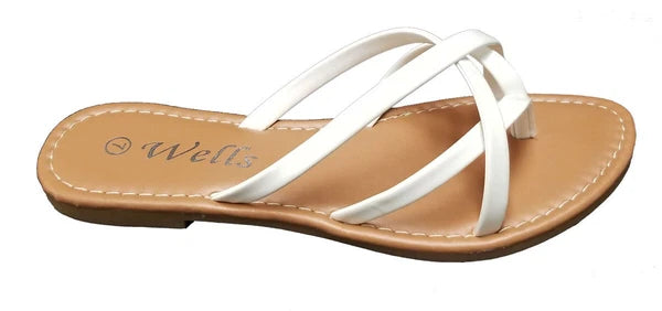 Elegant Women's Fashion Strappy Flip Flop Flat Sandals 226