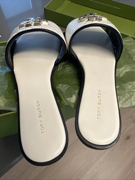 Tory Burch Everly Leather Slide, Light Cream, LIMITED EDITION