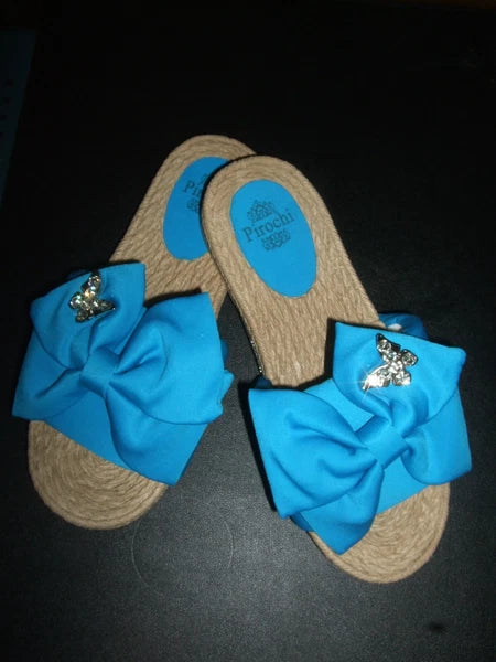 Women's Pirochi Fashion Slides Flip Flops Made in Italy Size 7 NIB