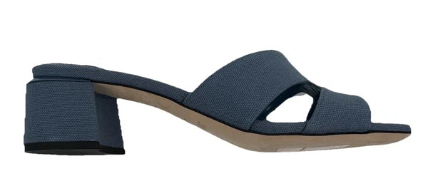 NEW Jimmy Choo Ellison Linen Mule 45 Sandal Denim Blue EU 36 (US 6) Designer