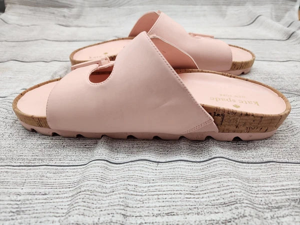 Kate Spade Becca Sandals Size 9.5 B Pink Women's Style KC411 DOUBLE STRAP