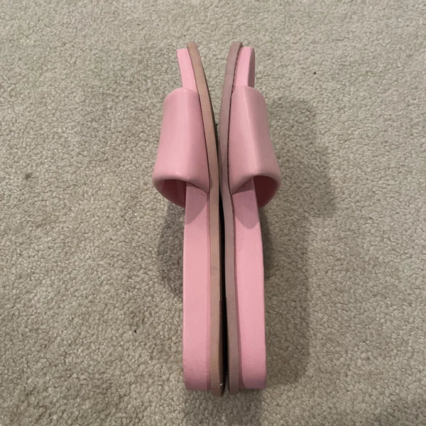 Dolce Vita Shoes Womens 10 Sandal Slides Fashion Pink - Bandage Strap Flats