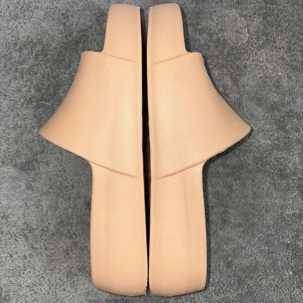 Corkys Popsicle Slides Chunky Platform Beige Fair-good Condition. See Descript