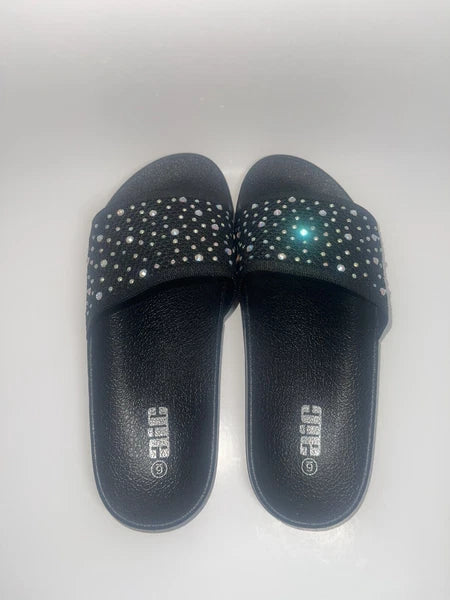 Women’s Slides Sandals Rhinestone  Fashion Platform Slipper