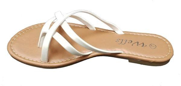 Elegant Women's Fashion Strappy Flip Flop Flat Sandals 226