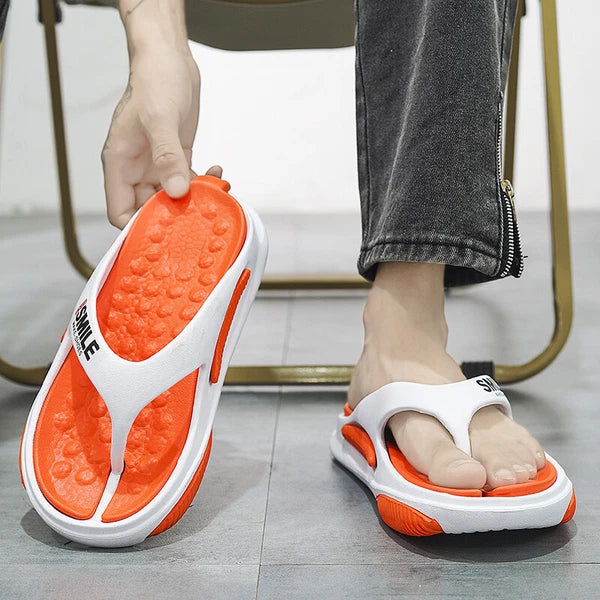 Men's Fashion Sandals Summer Outdoor Slides Beach Flip Flops Slippers Comfort