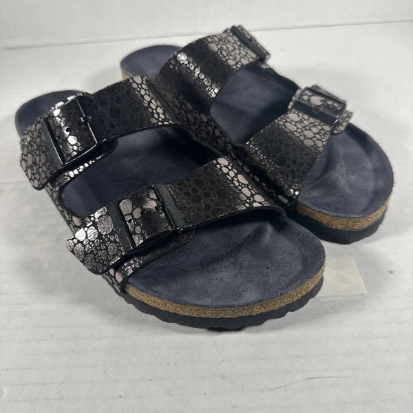 41 Birkenstock Arizona Style Gator Glam NARROW